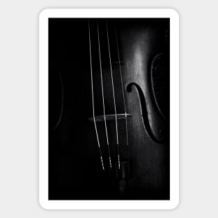 Close up of a Violin Sticker